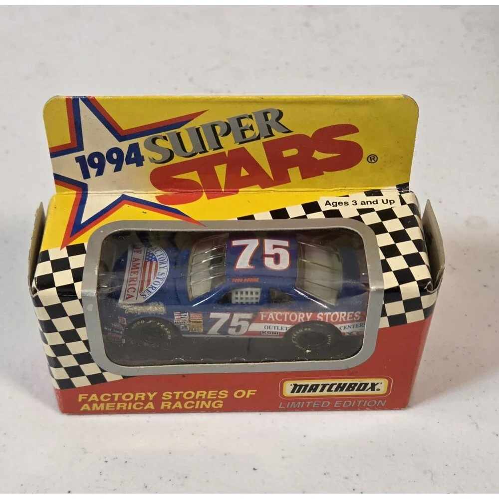 Matchbox 1994 Super Stars Series II NASCAR Diecast Lot of 3 Valvoline #6 #16 #75